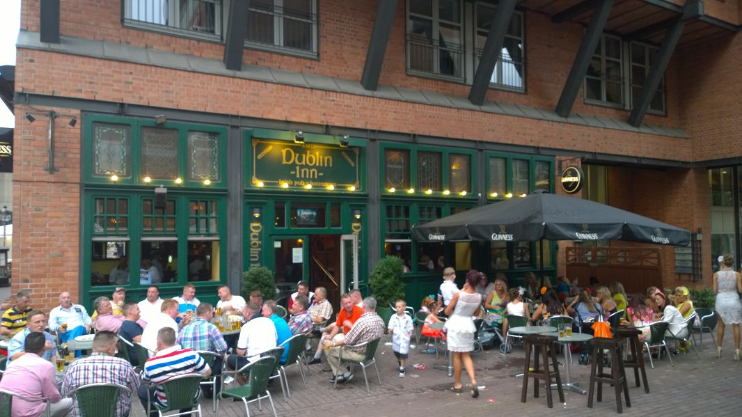 Irish pub food and a pint